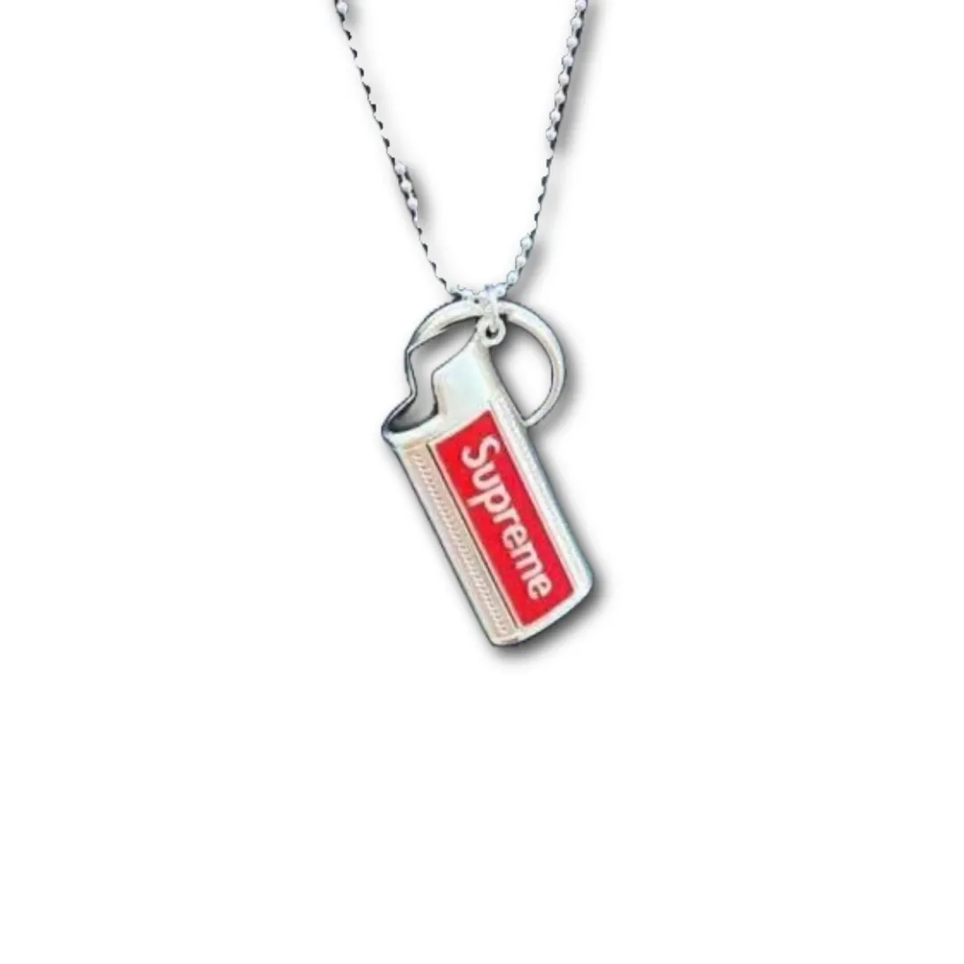 Supreme Lighter Case Necklace