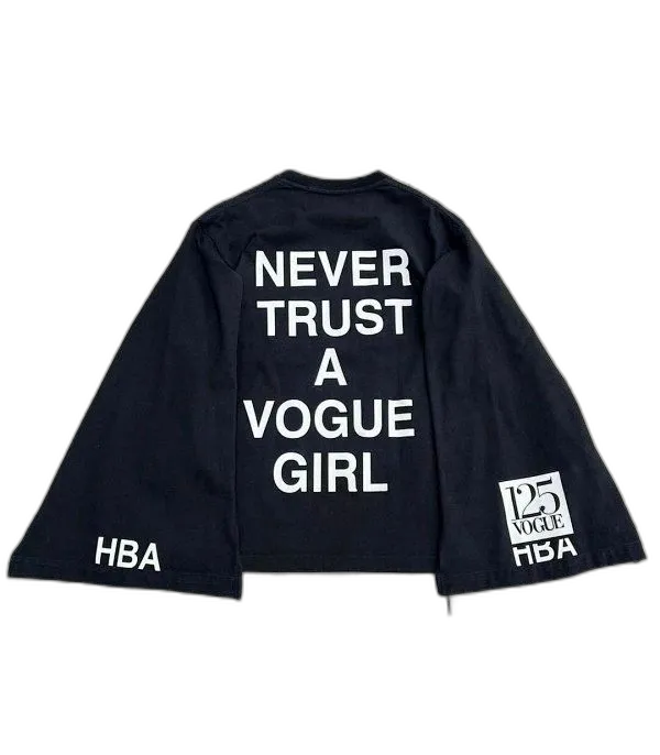 Hba X Vogue "never Trust A Vogue Girl" Longsleeve